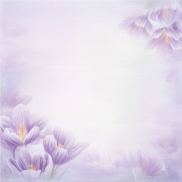 Bloc de papier - Premières fleurs - Papiers design 20.3x20.3 - BBPP10035