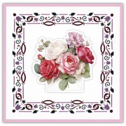 Dot and do 295 - kit Carte 3D - Fleurs élégantes