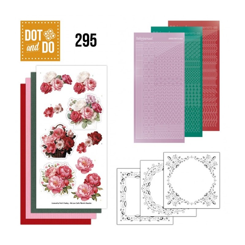 Dot and do 295 - kit Carte 3D - Fleurs élégantes