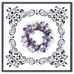 Dot and do 296 - kit Carte 3D - Premières Fleurs