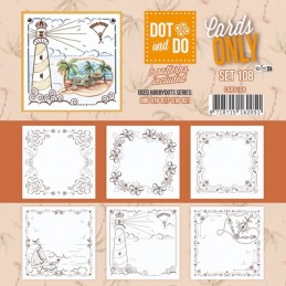 Dot and do Cartes n°108 - Lot de 6 Cartes seules