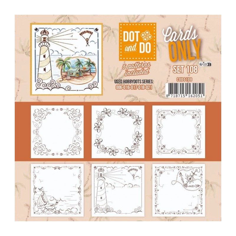 Dot and do Cartes n°108 - Lot de 6 Cartes seules