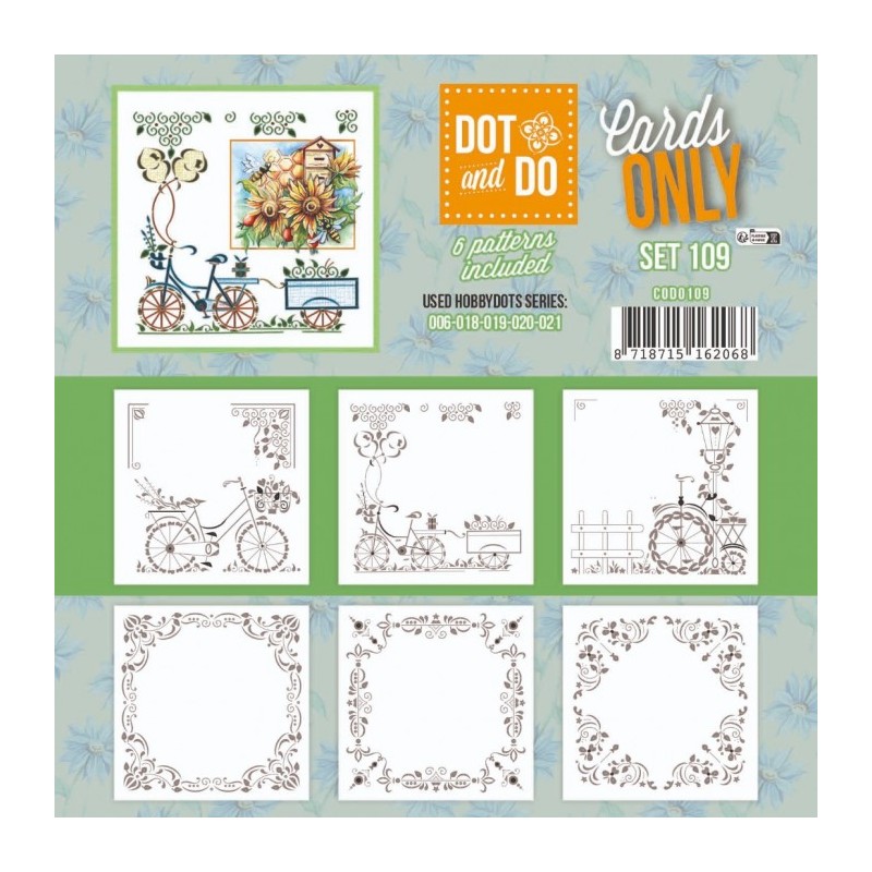 Dot and do Cartes n°109 - Lot de 6 Cartes seules