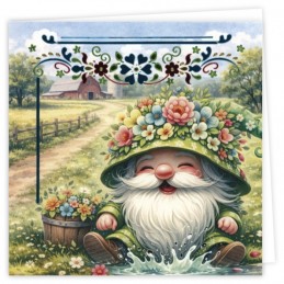 Kit cartes imprimées Hobbydots N°40 - Gnomes joyeux