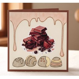 Carte 3D prédéc. - SB11086 - Moments sucrés - Chocolat