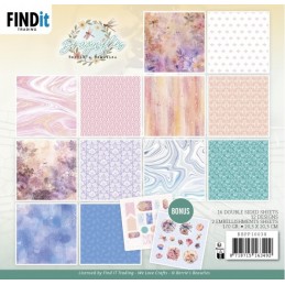 Bloc de papier - Libellules - Papiers design 20.3x20.3 - BBPP10038