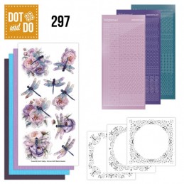 Dot and do 297 - kit Carte 3D - Libellules