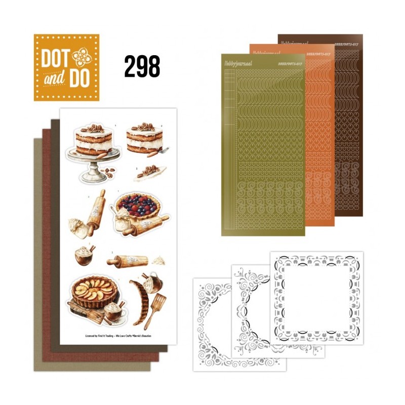 Dot and do 298 - kit Carte 3D - Patisseries