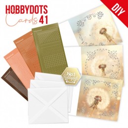 Kit cartes imprimées Hobbydots N°41 - Condoléances