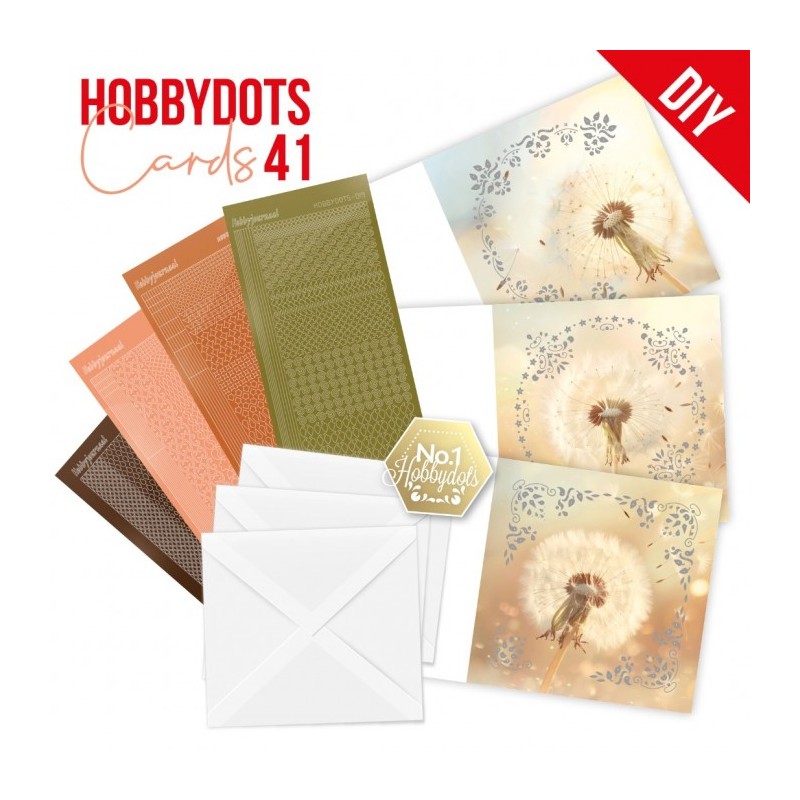 Kit cartes imprimées Hobbydots N°41 - Condoléances