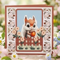 Carte 3D prédéc. - SB11103 - Animaux mignons - Amis de la forêt