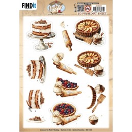 Carte 3D prédéc. - SB11108 - Boulangerie - Tartes et gâteaux