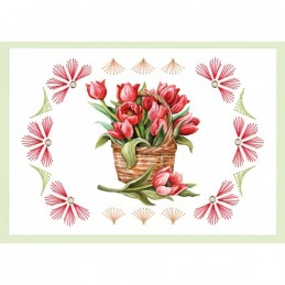 Stitch and Do Livre n°35 - Kit 6 Cartes 3D à broder - Fleurs de printemps