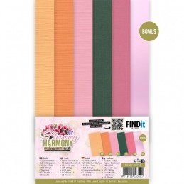 Set 21 cartes 13.5x27cm - Harmonie florale - BB-4K-10034