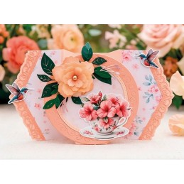 Bloc de papier - Harmonie Florale - Papiers design 20.3x20.3 - BBPP10041