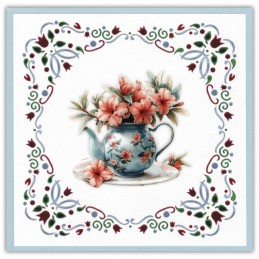 Dot and do 300 - kit Carte 3D - Harmonie florale