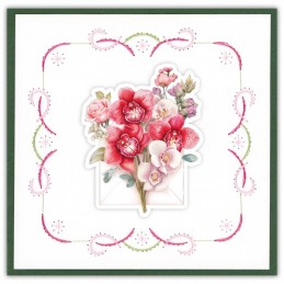 Stitch and do 260 - kit Carte 3D broderie - Elégance florale