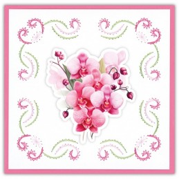 Stitch and do 260 - kit Carte 3D broderie - Elégance florale