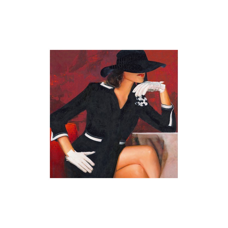 Image 3D - GK4040004 - 40x40 - FEMME GANTS BLANCS