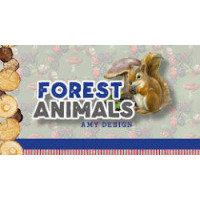 Collection carterie 3d Forest animals de Amy Design